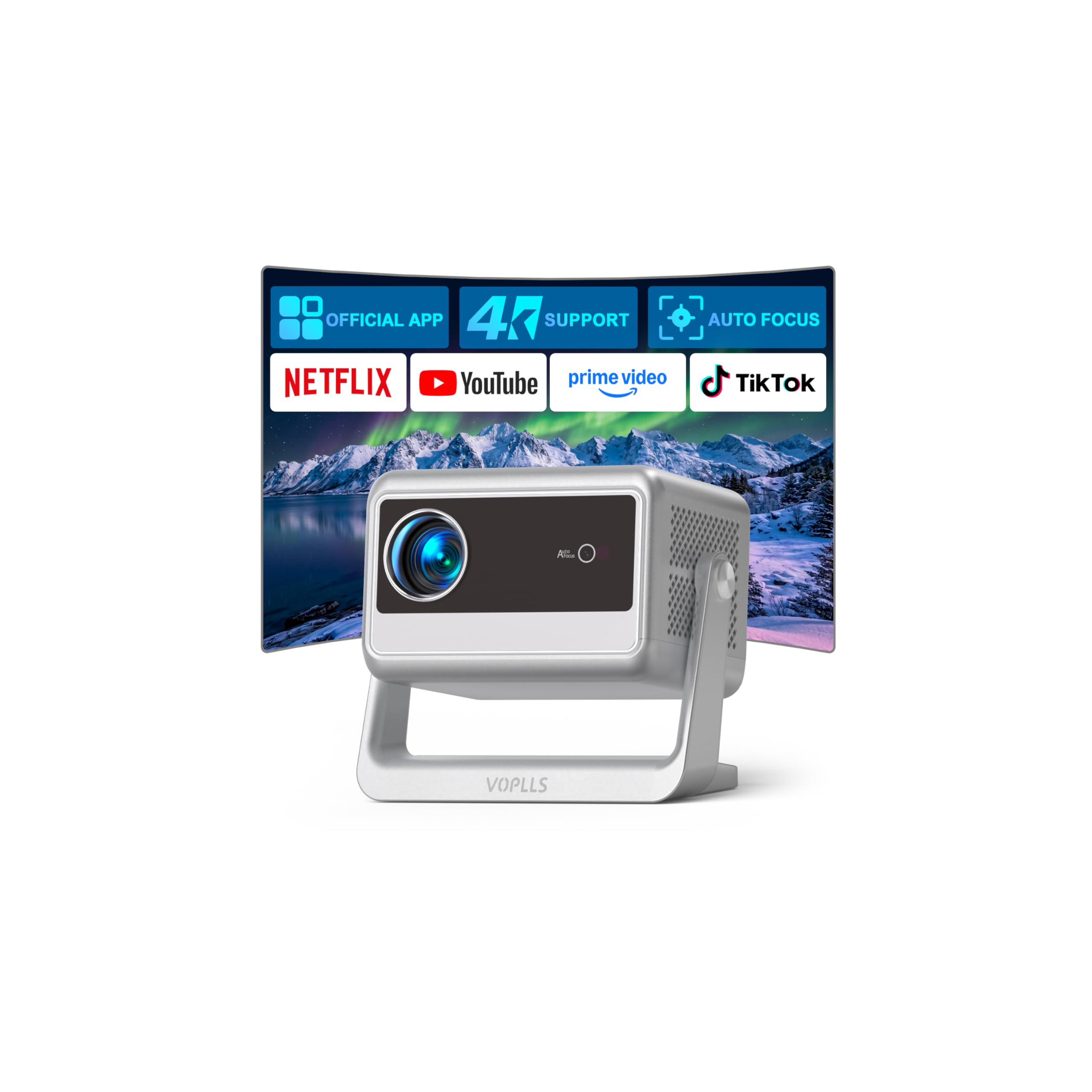 Amazon.com: 【Officially-Licensed APP & 2000 ANSI】 4K Smart